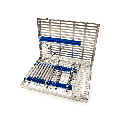 Hu-Friedy IM4168 IMS Sterilization Cassette Signature 16 Instruments Blue Hu-Friedy IM4168 IMS Sterilization Cassette Signature 16 Instruments Blue